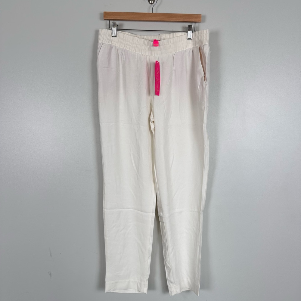 LILLY PULITZER Alaura Pant Coconut NEW - Picture 3 of 7
